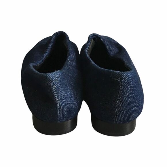 OPENING CEREMONY Charly Denim Flat Slip-on Loafer Shoes Blue 41 - Picture 6 of 15